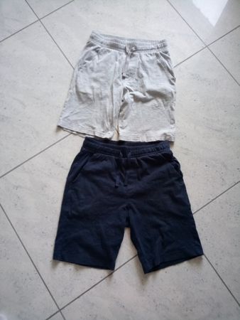 2x Kinder Shorts La Redoute Grösse 9Y dunkelblau und grau