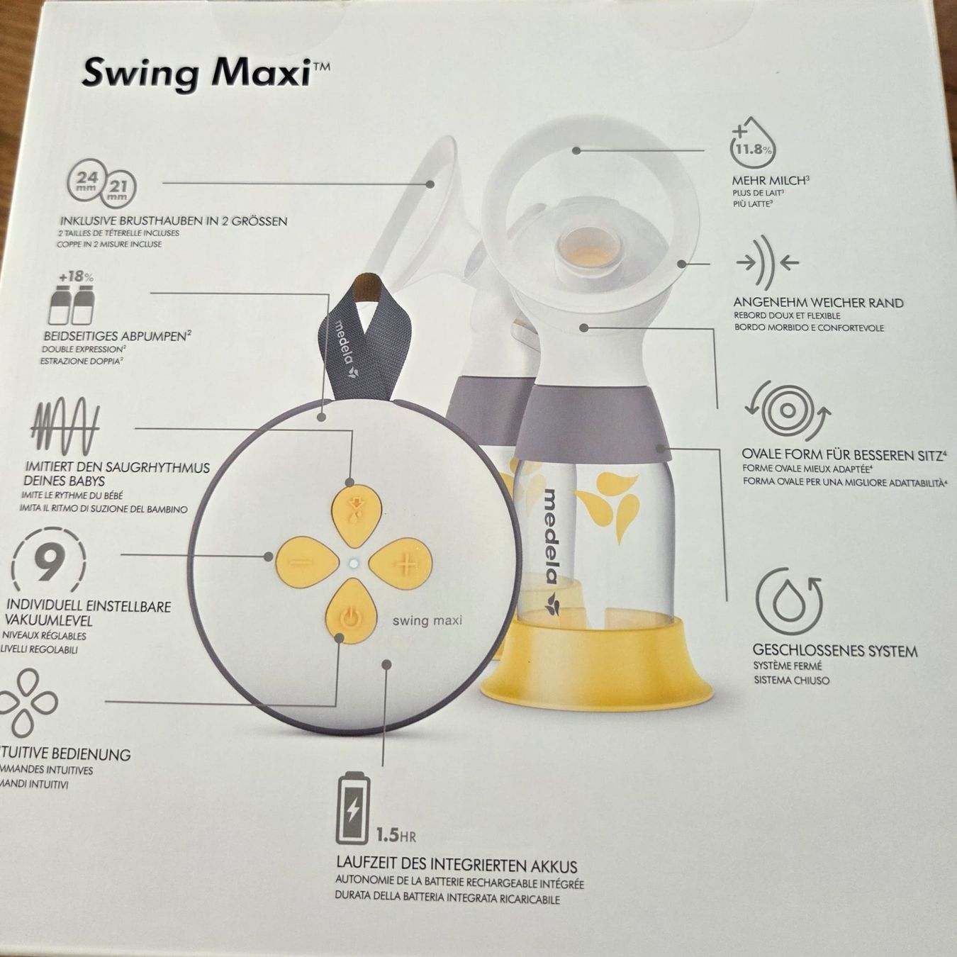 Medela Accessori per l’allattamento: Medela Swing Maxi – Usato da Würenlingen venduto da Lima13 1