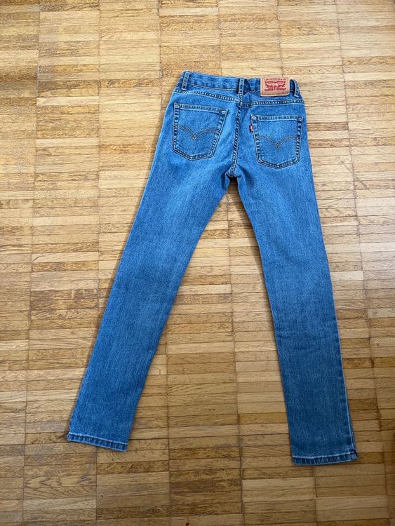 Jeans Skinny Stretch Bleu Pour Fille 12 Ans (152 Cm) - Taille Ajustable - Marque FPC