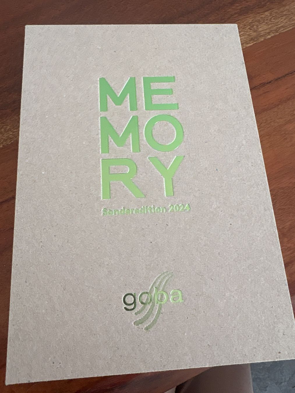 Jeux: Goba Memory Spiel Sonderedition 2024, neu – Neuf avec emballage d'origine à Andwil SG par schmei