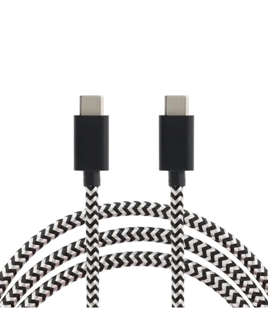 Cavi: 3A USB C auf USB C Ladekabel Nylon Datenkabel, 3 Meter – Nuovo (secondo la descrizione) da Rotkreuz venduto da Dima8 1