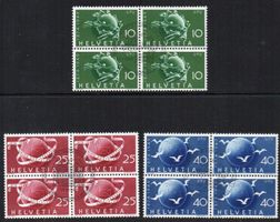 Nr 294 - 296 4 block gestempelt