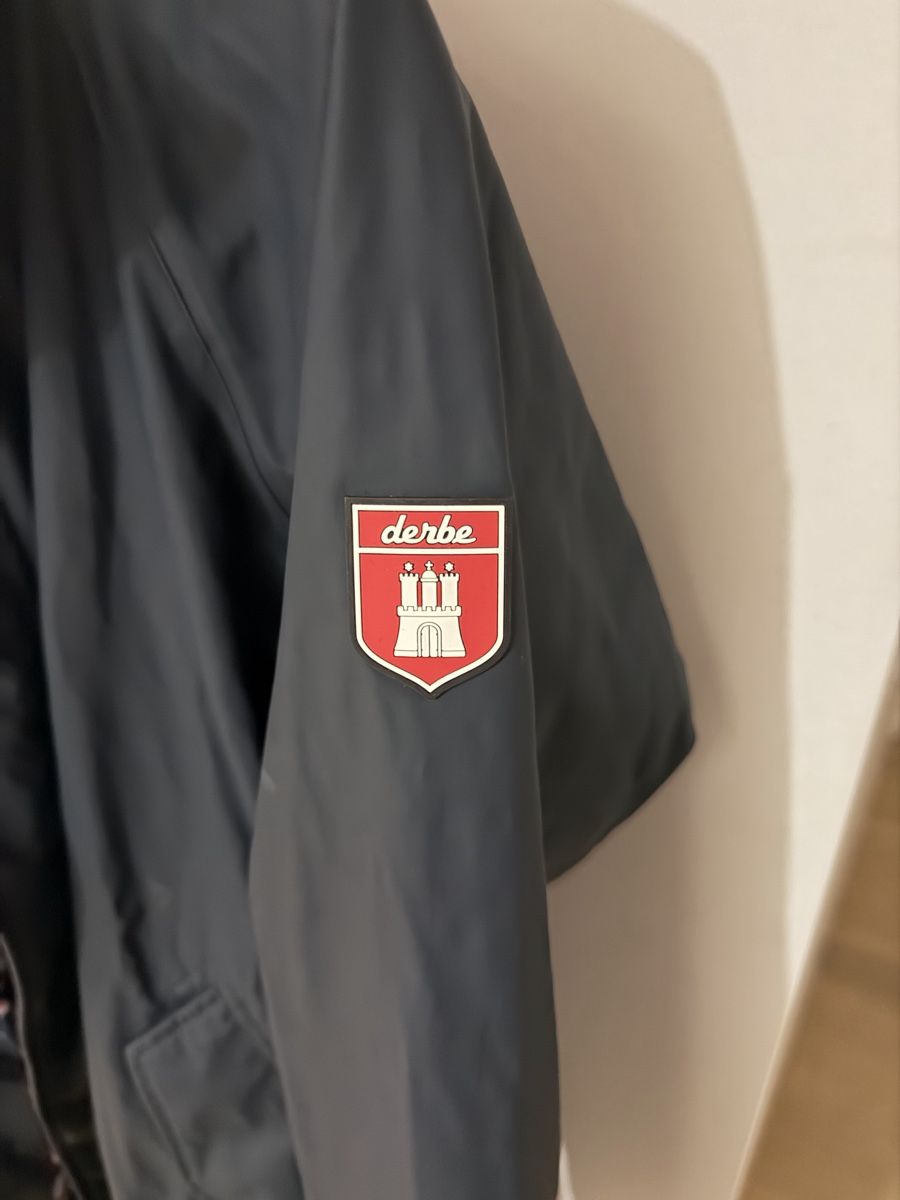 Giacche: Derbe Raincoat - Size 36 - Navy with Lifebuoy Lining. – Nuovo (secondo la descrizione) da Bursinel venduto da maya_78 5