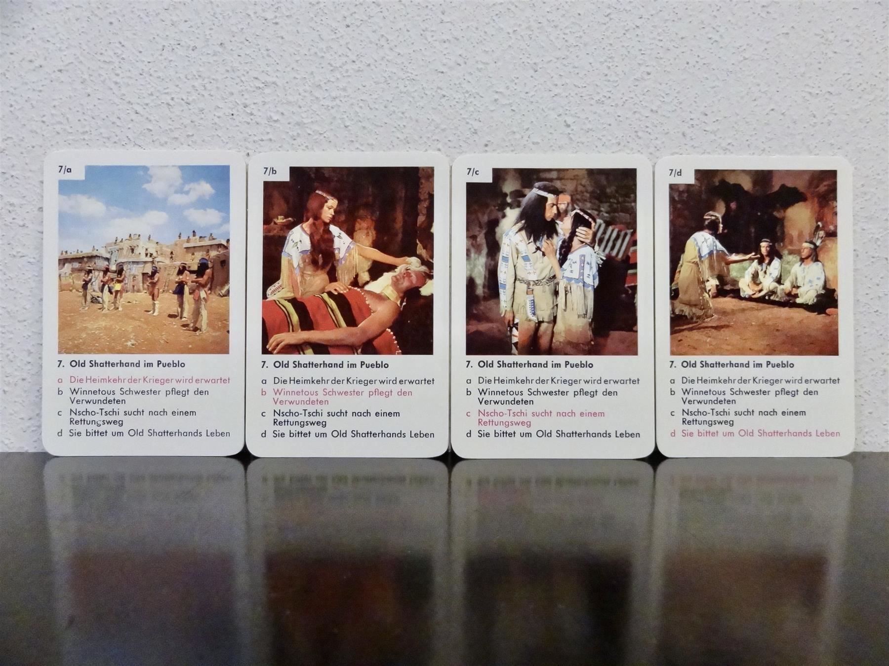Giochi: schönes altes Quartett WINNETOU I – Usato da Kerzers venduto da wisaundso 8