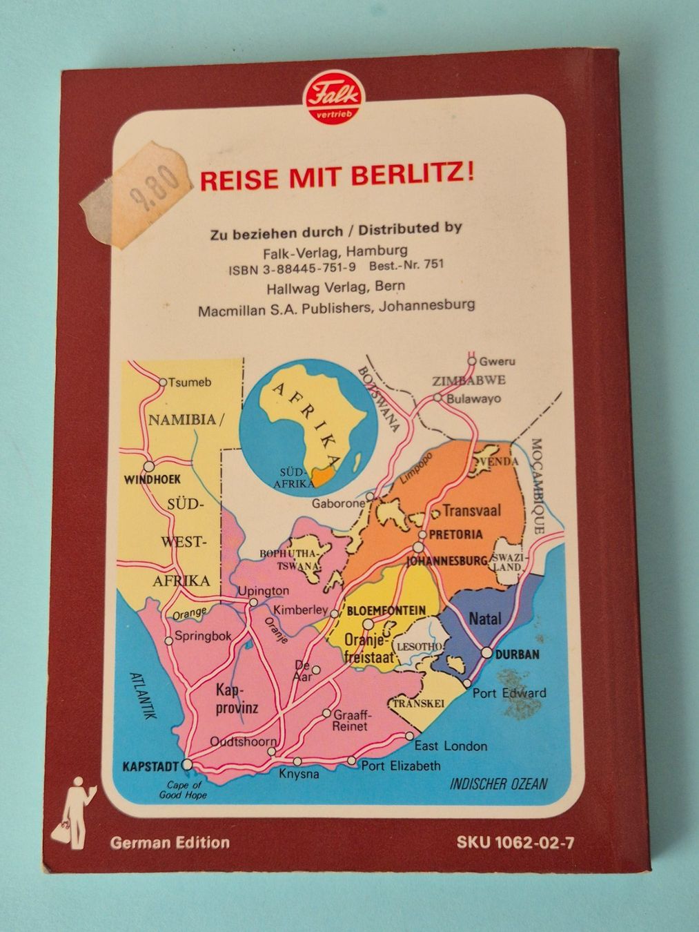 Libri: Reiseführer Südafrika Berlitz – Usato da Seewen SZ venduto da SuperpumaDisplayTeam 1