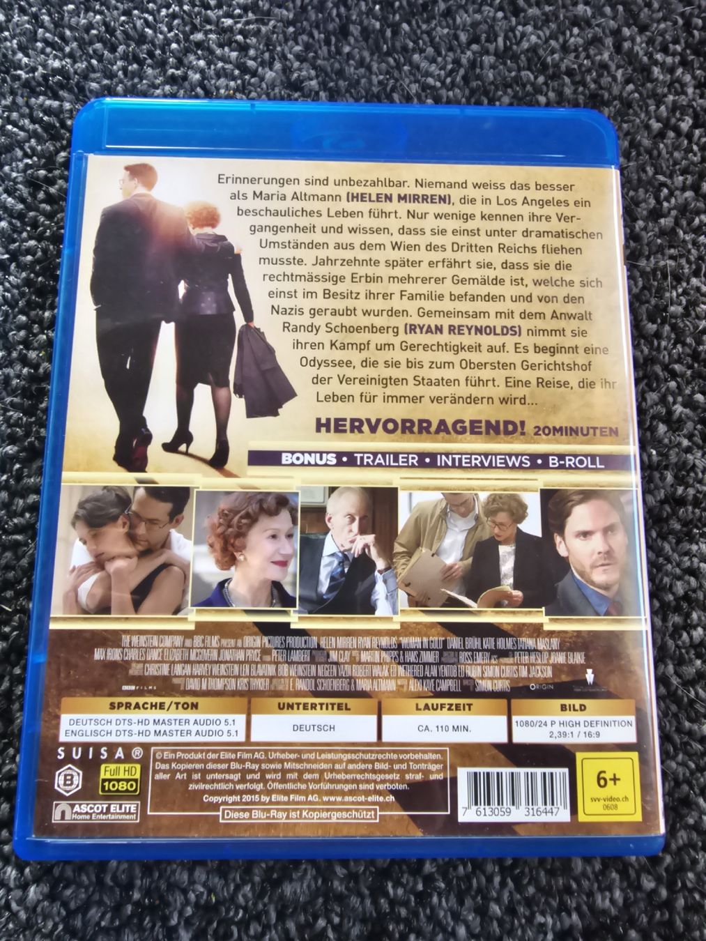 Alle DVDs: Woman in Gold - Blu-ray  – Gebraucht aus Ruswil von jan_bxl5 1