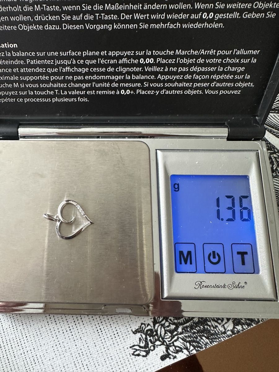 Ciondoli: Pendentif or blanc 750 avec diamants – Usato da Choëx venduto da Maitresplinter 2