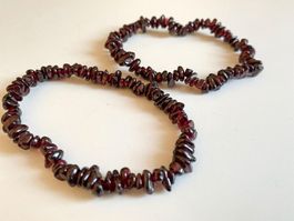 Splitter Armband - Granat - 2 Stück