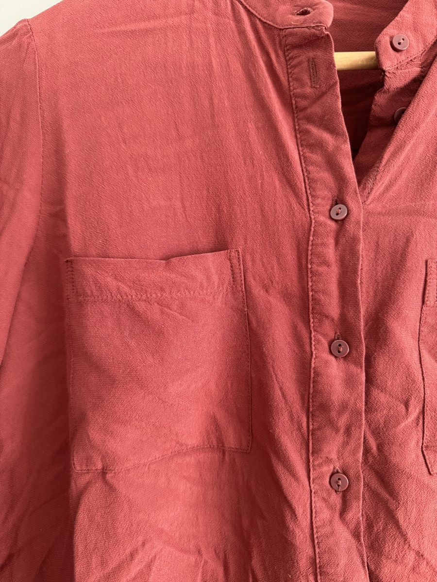 Mango Blusen: Rote Hemdbluse, Mango Suit, Gr. S – Gebraucht aus Zürich von mybuybye 3