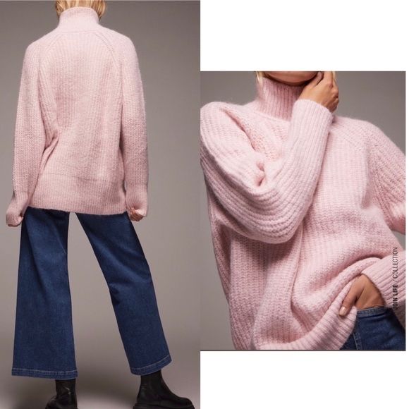 Zara Rosa Rollkragenpullover Wollmischung (Gebraucht) in Meilen für CHF ...