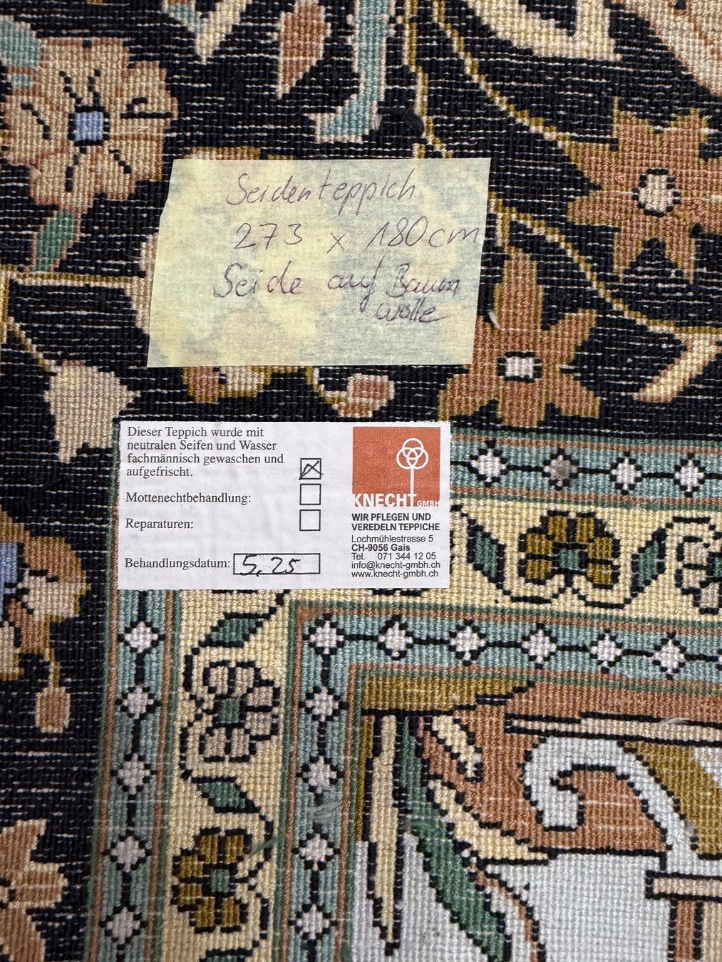 Tappeti: Wunderschöner grosser Seidenteppich - Handgeknüpft – Usato da Bennau venduto da Mayer_Carpets 6