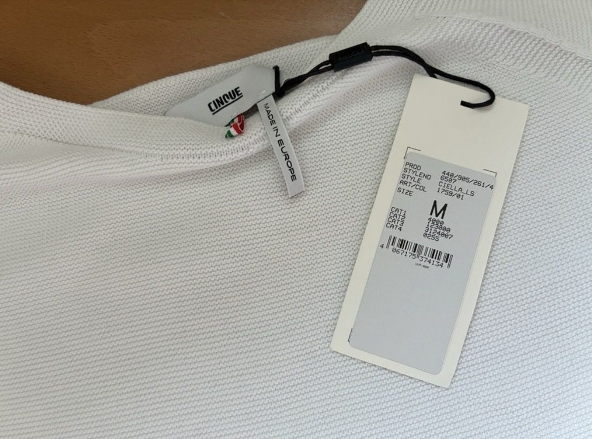 Cinque Maglioni & Felpe: CINQUE Baumwollpullover, Neu mit Etikett - Sommer Must-have – Nuovo e nell'imballaggio originale da Zürich venduto da alfi_2009 4
