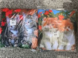 Lot de coussins décoratifs chat