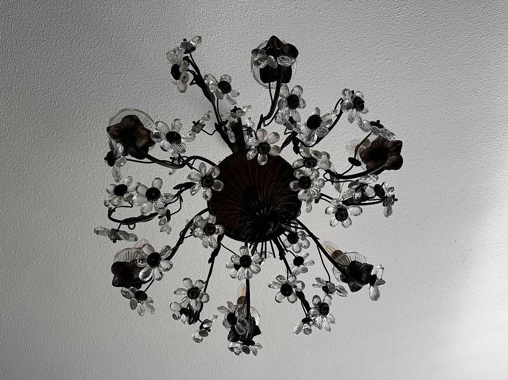 Lampadari & plafoniere: Kristallleuchter mit Blumenmotiven  – Usato da Zürich venduto da gug_7jvd 4
