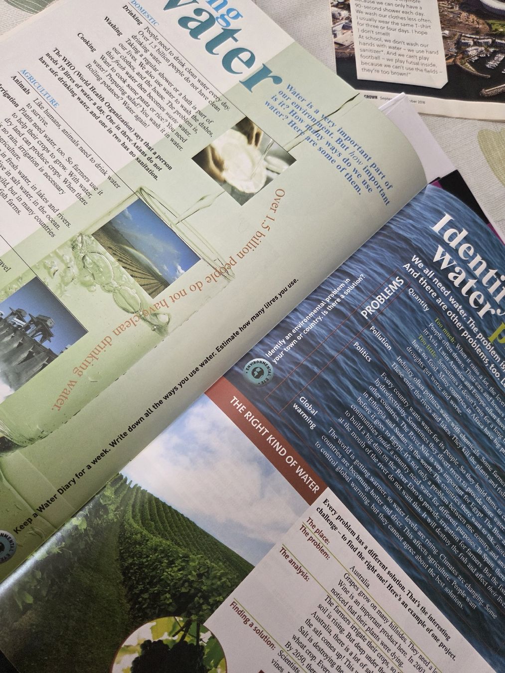 Livres: Macmillan Topics Environment – D'occasion à Subingen par DENDLE20 4