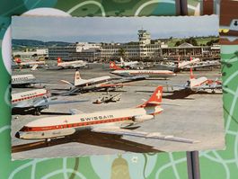 Photo Karte / Flughafen Zürich - Swissair ca. 1960