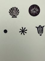 Rubber stamp: flower