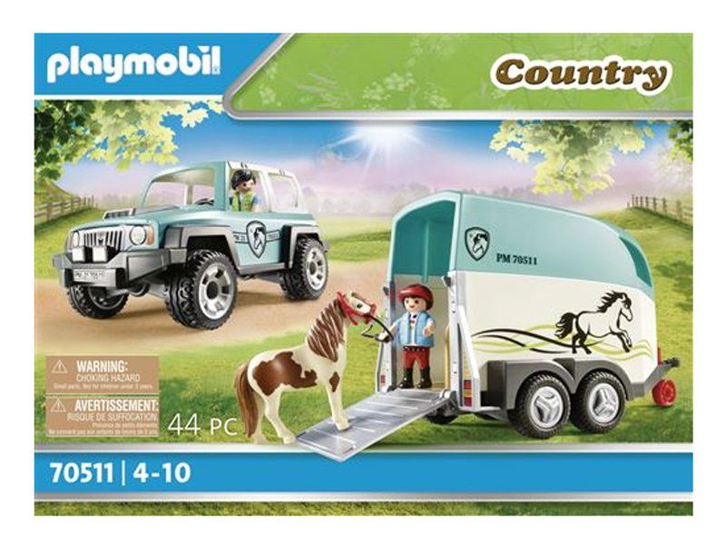Playmobil Jeep Mit Pferdeanhanger