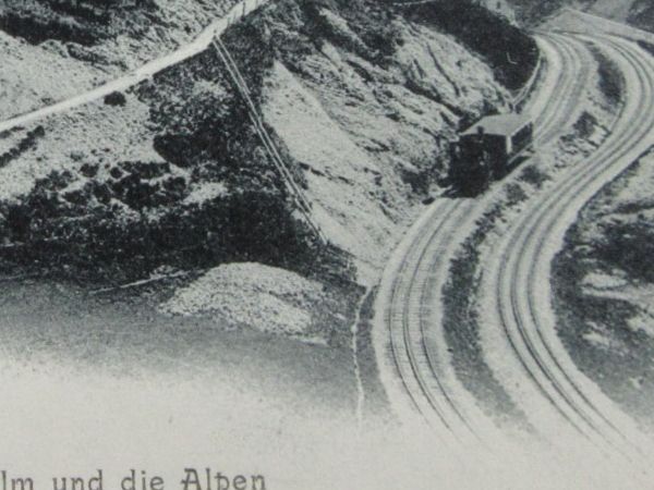 Cartoline postali: RIGI-KULM UND BERGBAHN ALPEN – Usato da Ettingen venduto da Hausi4711 1
