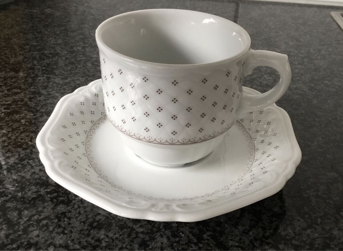 Eschenbach Tazze: 6-er Set Kaffetassen robust stapelbar – Nuovo (secondo la descrizione) da Rüschlikon venduto da succes08