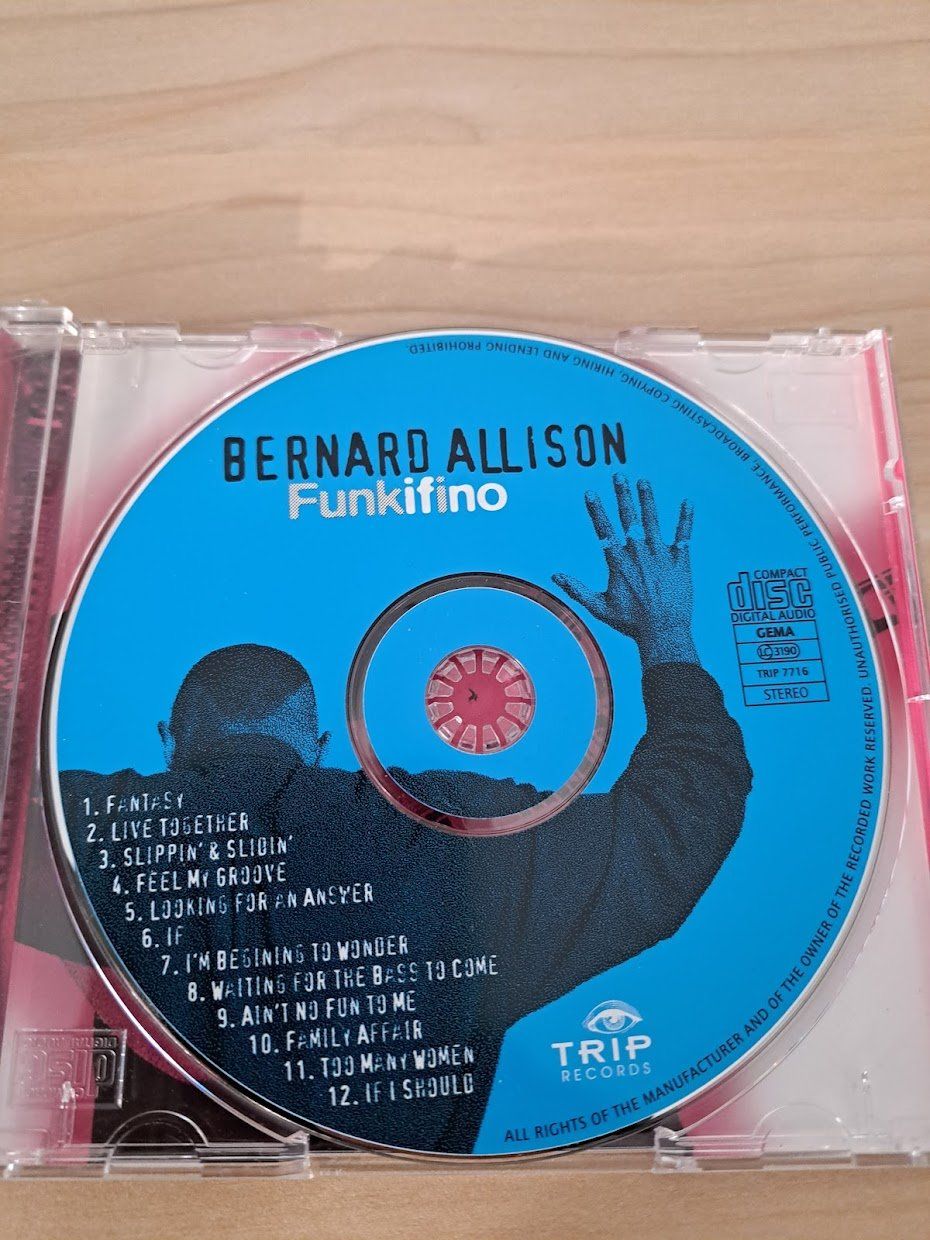 CD: Bernard Allison - Funkifino – Usato da Sargans venduto da Bomp 2