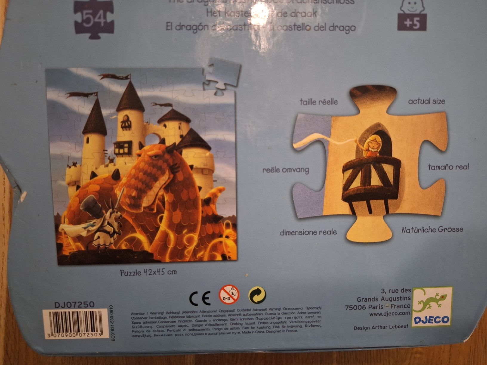 Djeco Puzzle: DJECO Dragon Castle Puzzle, 54 Pieces – Usato da Bülach venduto da dan_7scp 1
