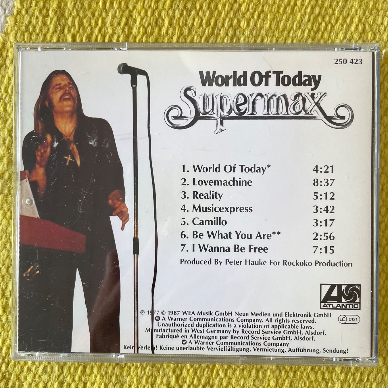 CD: SUPERMAX-WORLD OF TODAY 1977 – Usato da Rorschacherberg venduto da CD-Roli 1
