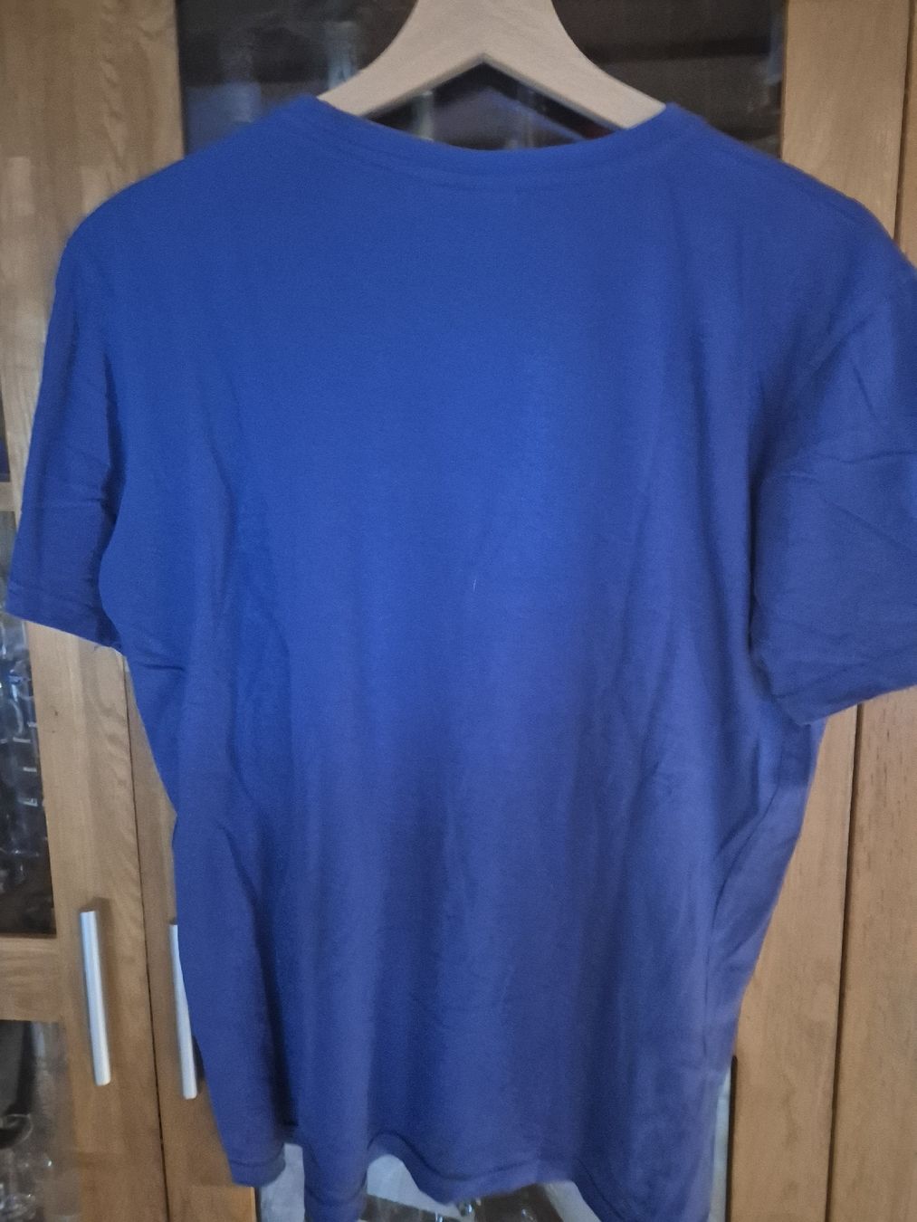 T-shirts: TShirt Gr.M Dunkelblau mit Aufdruck – D'occasion à Engi par Hinzi84 1