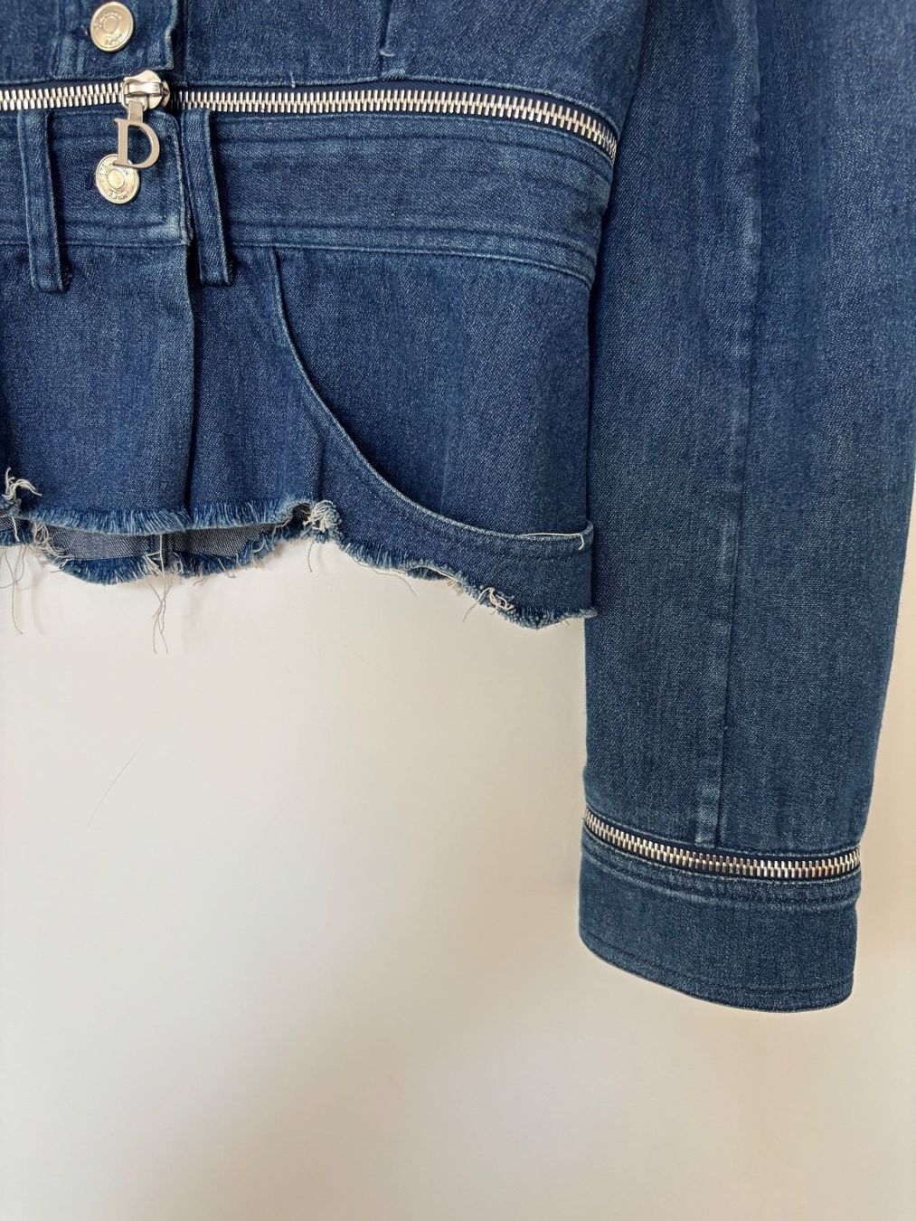 Dior Giacche: DIOR  Denim Jeansjacke blau  CH 34 – Usato da Herrliberg venduto da mayfi 4
