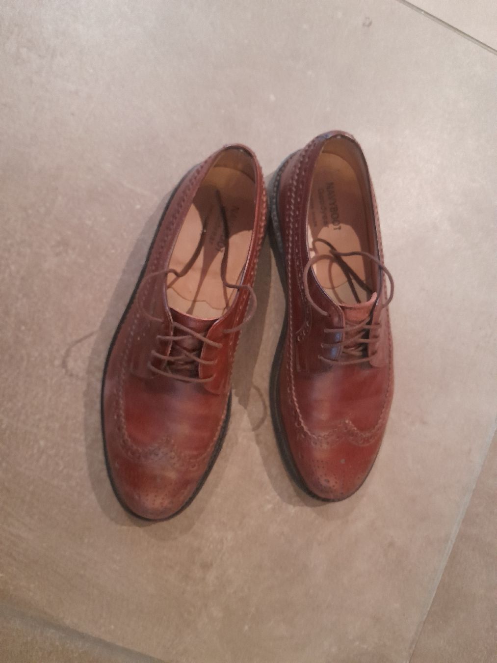 Navyboot Scarpe da uomo: Navyboot Lederschuh – Usato da Alterswil FR venduto da jas_cp68