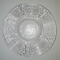 Glas Hergiswil Schale, Handarbeit, Schweiz, Top Zustand