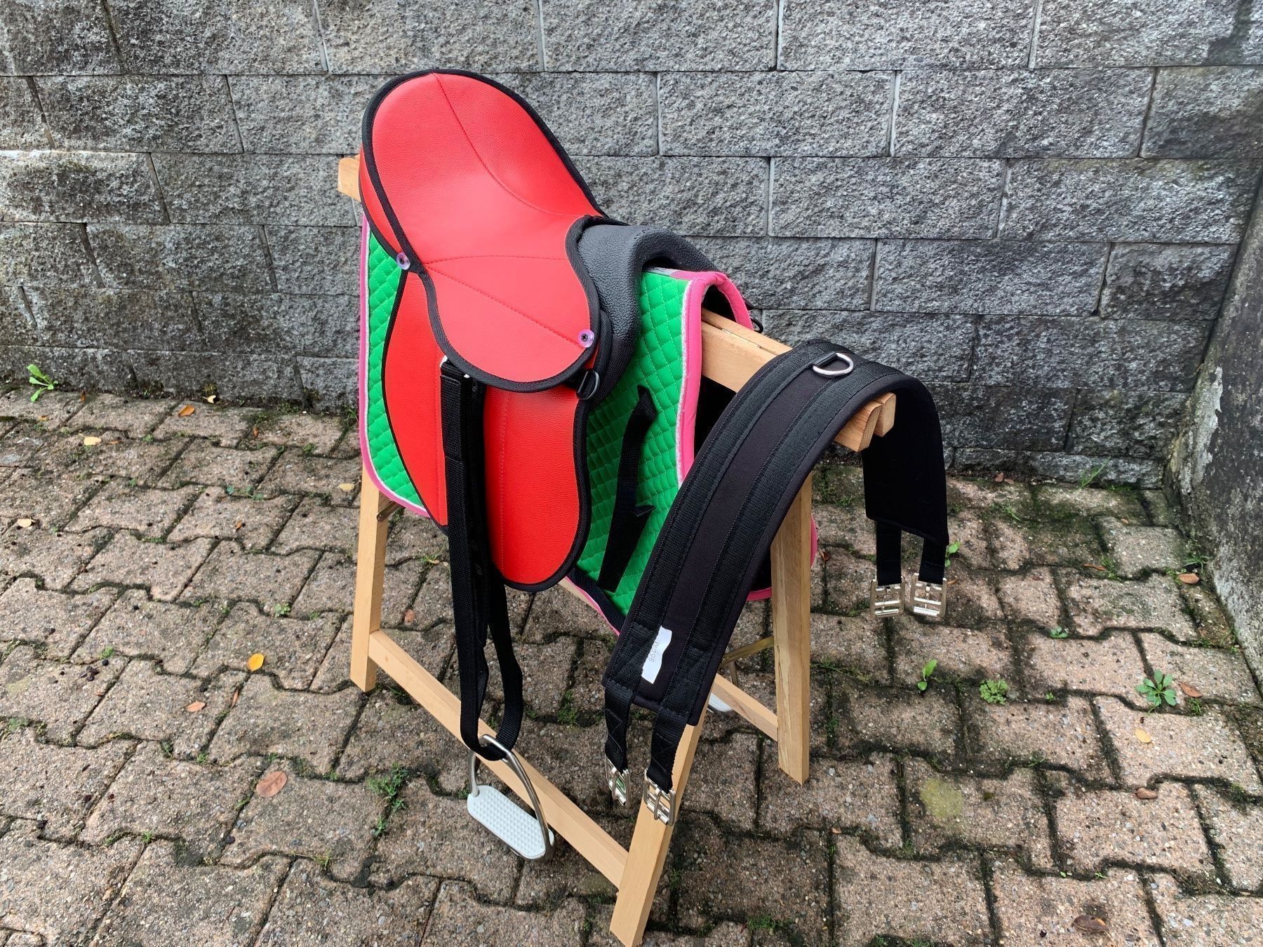 Selle & Accessori: schönes rotes Ponysätteli – Usato da Feldbach venduto da Fea1 8
