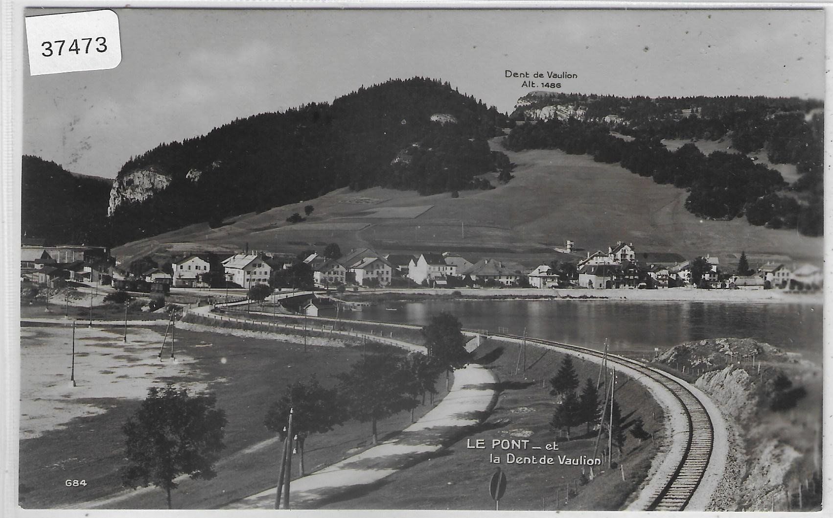 Cartoline postali: Le Pont - Chemin de fer - Bahnlinie – Usato da Ettingen venduto da Kartenplanet