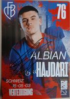 Original Autogrammkarte von Albian Hajdari / FC Basel