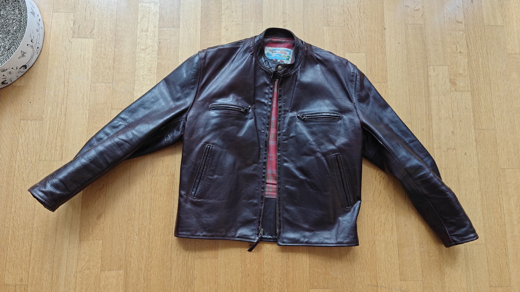 Aero Leathers Clothing Jacken: Aero Leather Lederjacke Grösse 46 Burgundy – Gebraucht aus Ueken von FabianM96