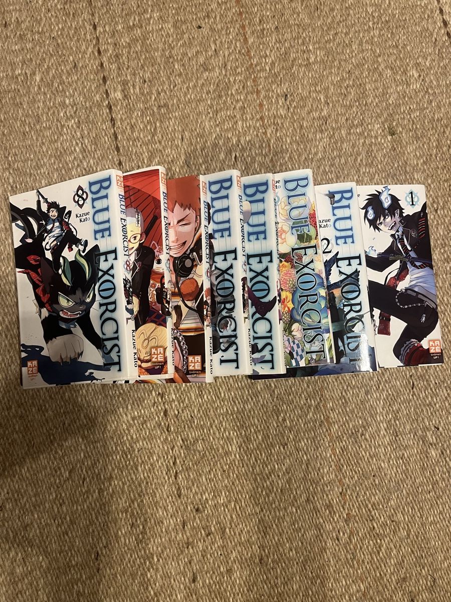 Fumetti: Manga Blue Exorcist (1-8) – Nuovo (secondo la descrizione) da Villars-Burquin venduto da wet_6s7p
