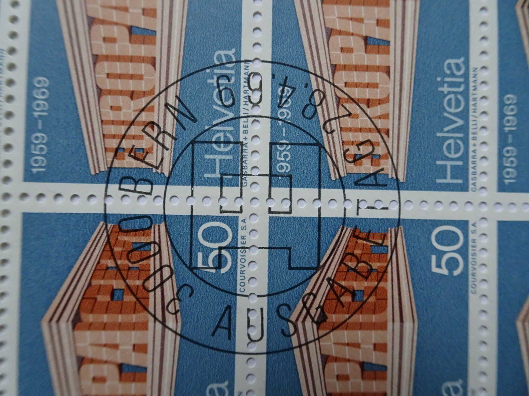 Tous les timbres: 1969 – Neuf (Voir description) à Aadorf par Chnorli-Furz 1