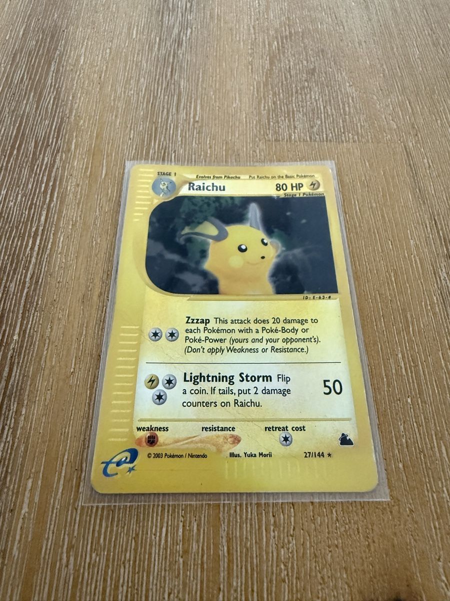 Karten: Pokemon Raichu holo – Neu (gemäss Beschreibung) aus Frick von virgi_ 1