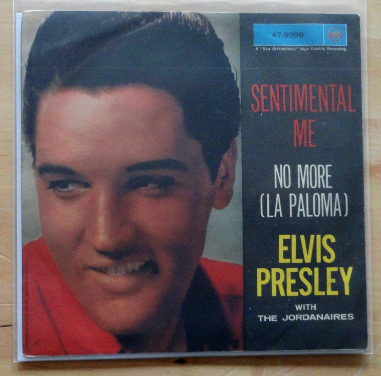 Si Elvis Sentimental Me Rca Italy 1962 Selten Kaufen Auf Ricardo