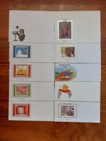 10 Couverts: 8 Comics -Motive,  4 x Titeuf, alle ungebraucht