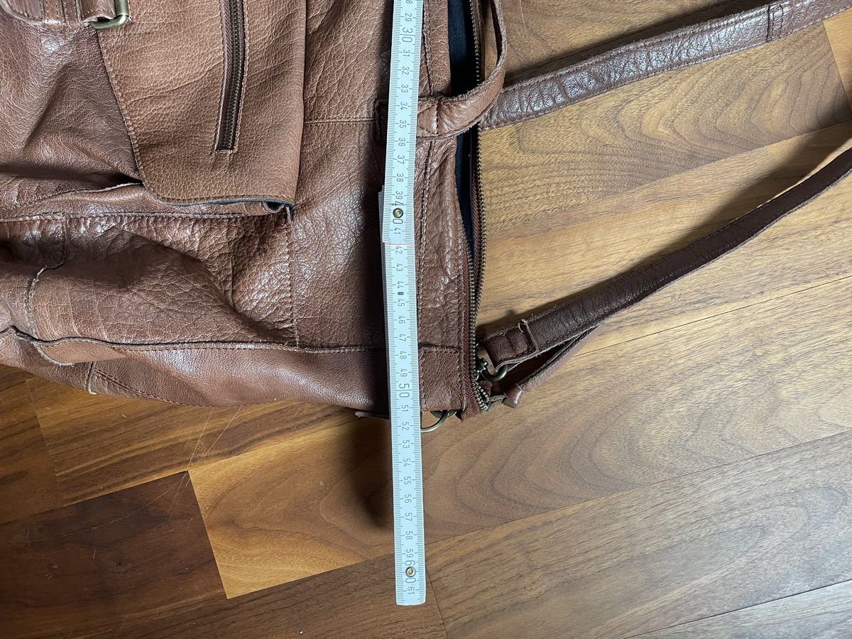 Pieces Borse: PIECES Ledertasche, braun – Usato da Fehraltorf venduto da Nadja0205 1