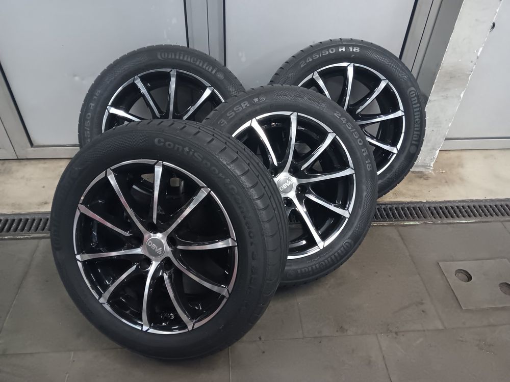 Vier Komplett Räder DBV Tropez 8018 8x18 ET30 ML535L (Gebraucht) in ...