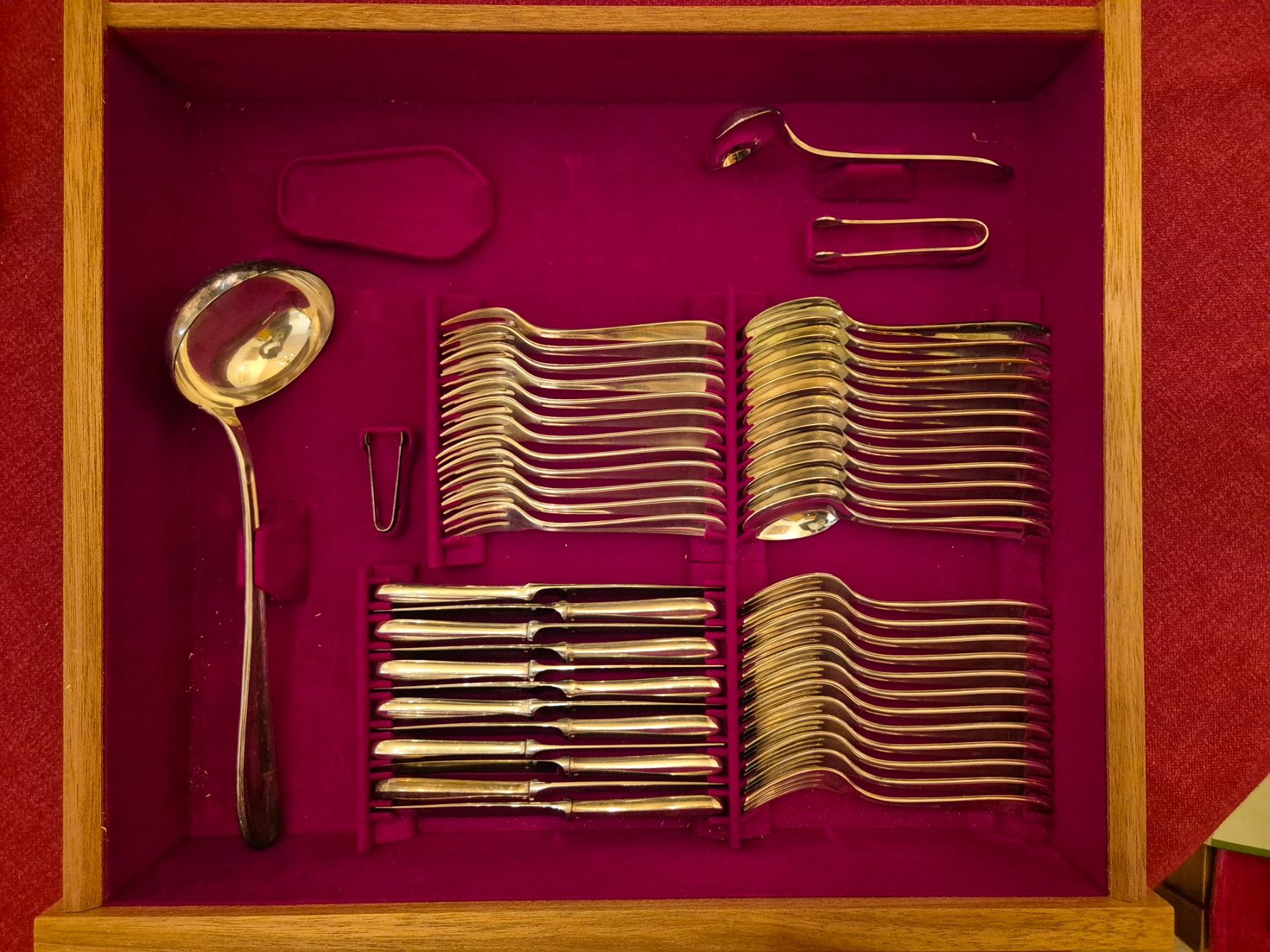 Christofle Set di posate: Christoffle Tafelsilber Hotel Linie – Usato da Steinach venduto da ACMO32O 5