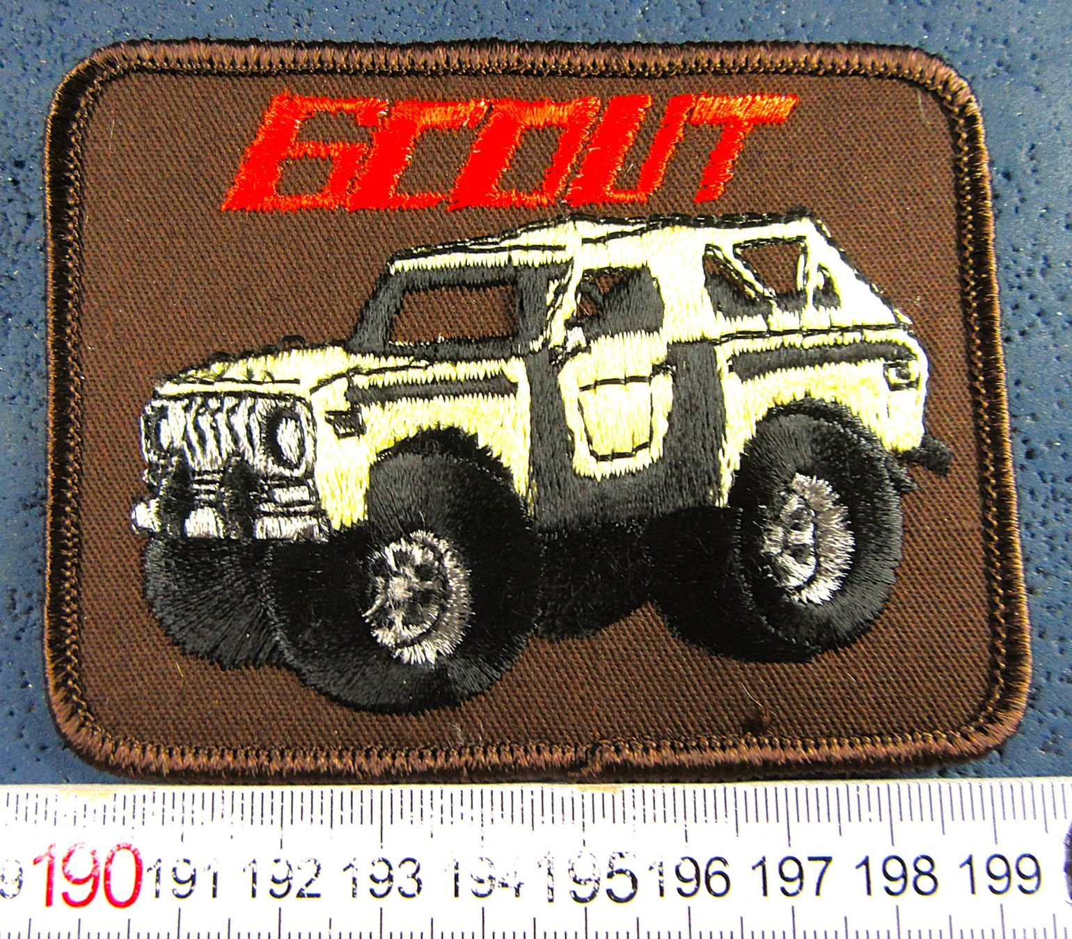 Patches: SCOUT USA PICK-UP AUTO PATCH/AUFNÄHER MIT LEIM GESTICKT – Neu (gemäss Beschreibung) aus Ettingen von Hausi4711