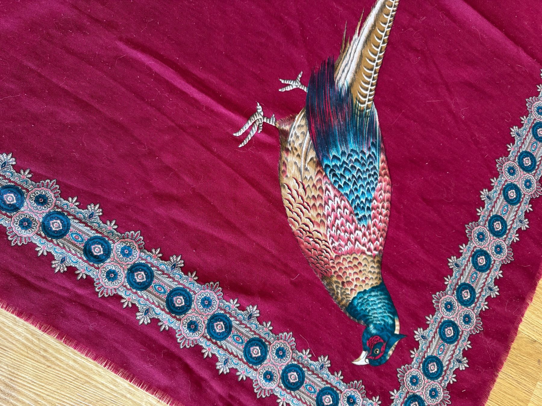 Foulard & Sciarpe: Woll-Mix Schal, blau/violett, – Usato da Bubikon venduto da hachia888 5