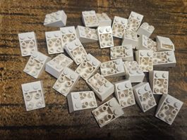 lego 3747a lot de 30 pièces White Slope, Inverted 33 3 x 2