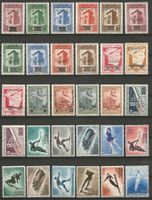30 Timbres de 1942/55 ( Saint - Marin )