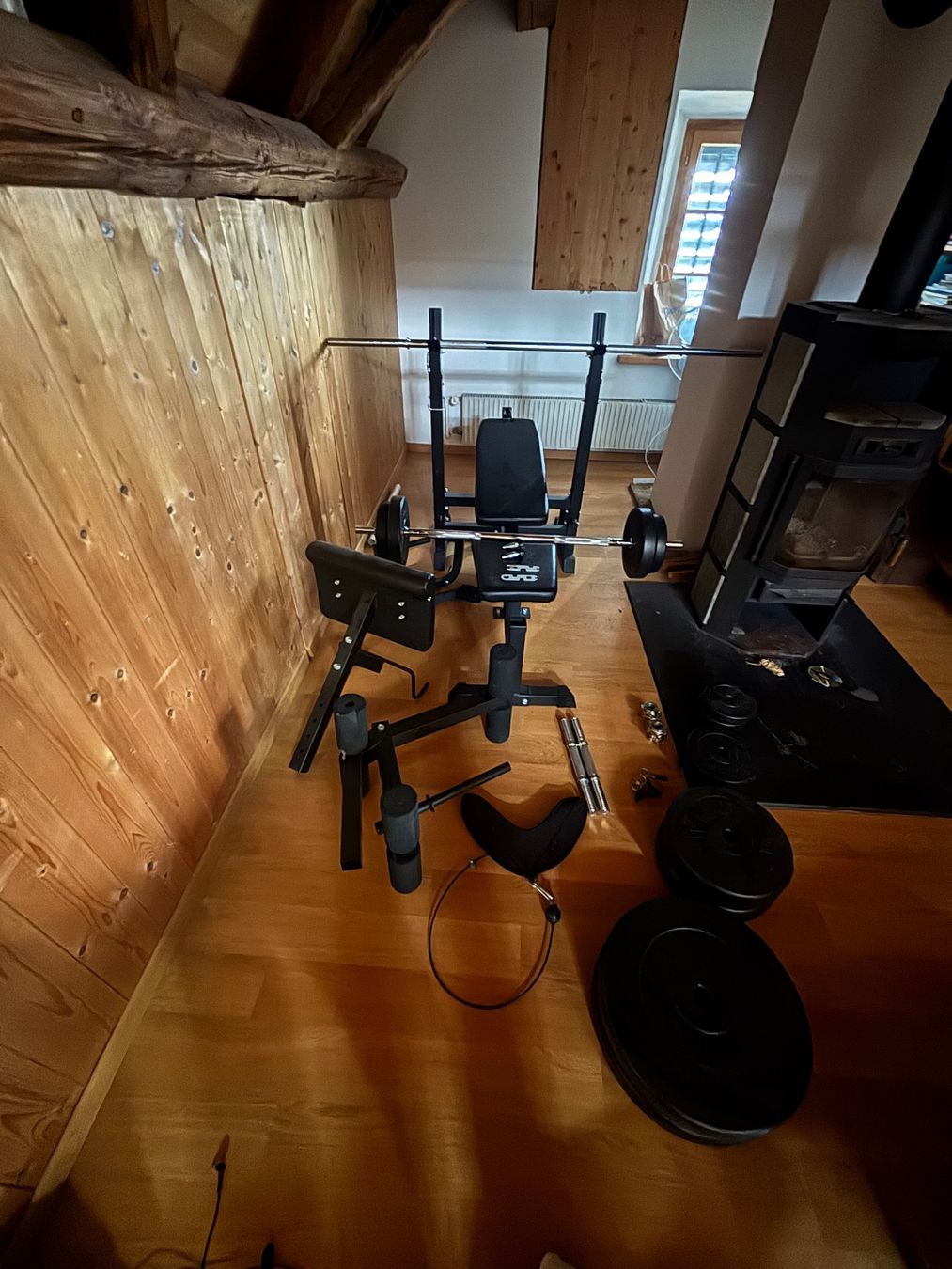 Hometrainer: Kraftstation Universal Kunststoff 100 kg – Usato da Jona venduto da pof71