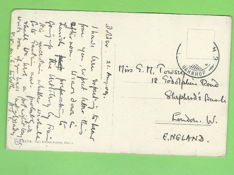 Cartoline postali: Zürich, vom Polytechnikum aus – Usato da Zürich venduto da t24_de 1