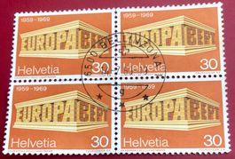 4 er Block Nr.466 mit Stempel Bellinzona